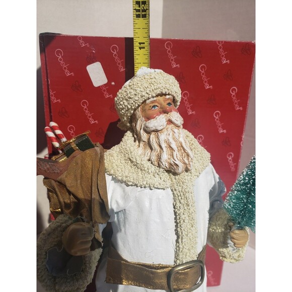 Vintage Clothtique Possible Dreams Christmas Santa in White Coat VTG 1988 713036 - Picture 2 of 13